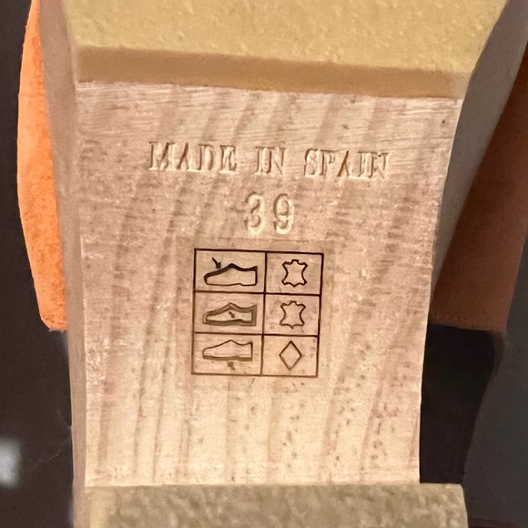 Orange FREE PEOPLE cedar clog - Picture 4 of 5